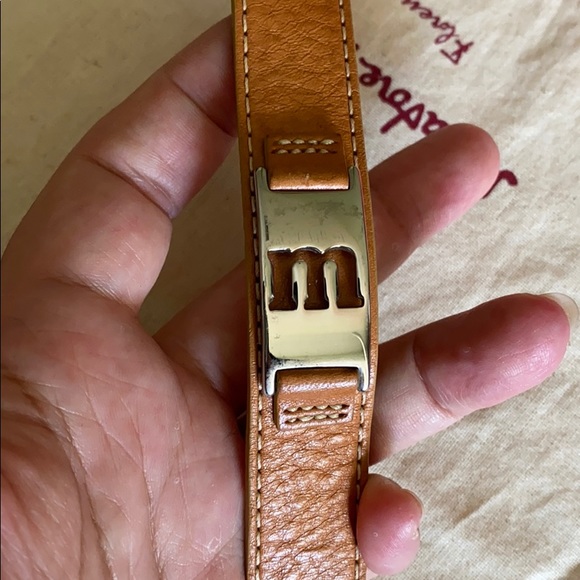 🖤FOSSIL💕 “M” leather bracelet - Picture 2 of 10